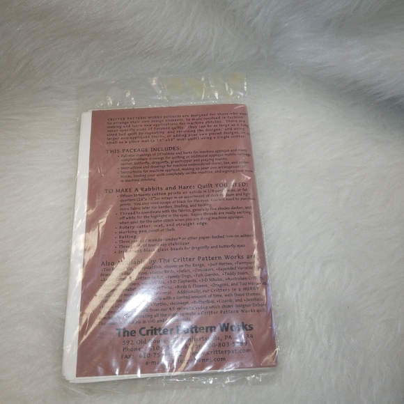 Quilt Pattern, Rabbits and Hares designs to machine applique, it's bunnies! - Picture 4 of 4